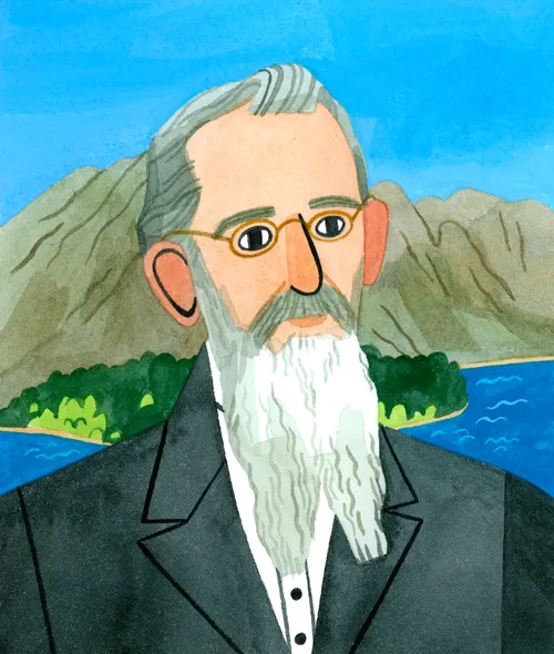 cut-out card of Joseph F. Smith