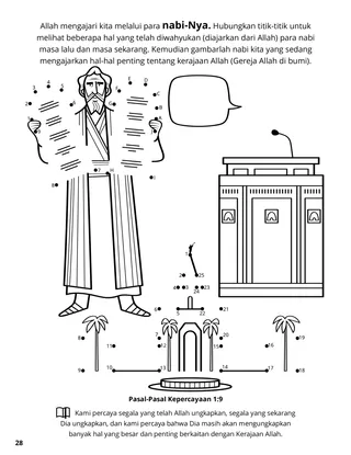 Ninth Article of Faith coloring page