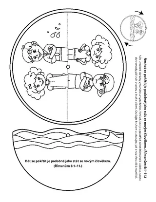 stránka s činnostmi: křest