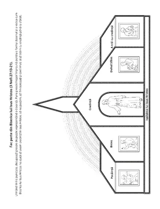 Pagină de activități: Eu aparțin Bisericii lui Isus Hristos