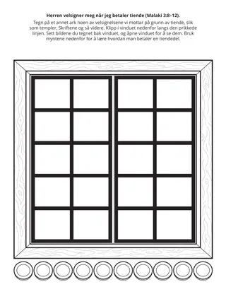 Aktivitetsside for Primær: Herren velsigner meg når jeg betaler tiende