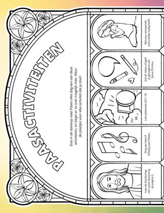 Pdf met activiteiten en paasplaatjes om te kleuren