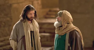 Jesus teaches Nicodemus