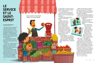 Page from the February 2022 Friend Magazine.