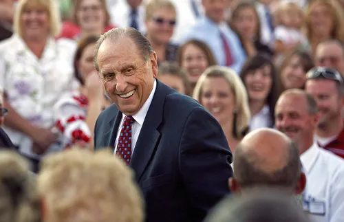 President Monson smiling