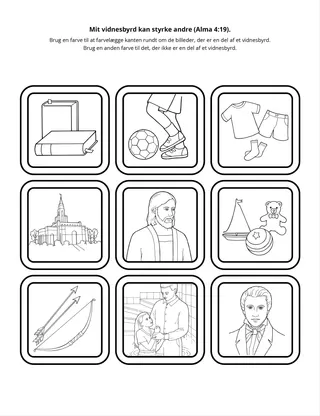 aktivitetsside: Mit vidnesbyrd kan styrke andre