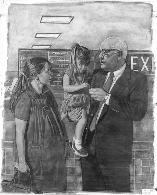 President Kimball holding child