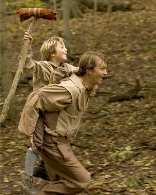 Alvin Smith carrying young Joseph Smith