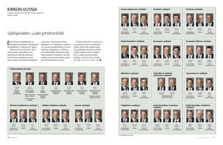 Area Presidency chart