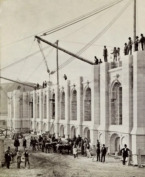 Солт Лэйкийн ариун сүмийн барилгын ажил