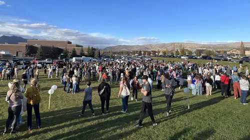 Youth filling park in Heber City.