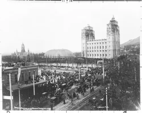 capstone on Salt Lake Temple