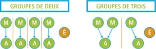 diagramme des groupes de 4