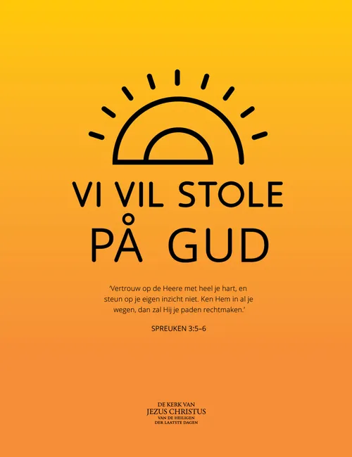 poster ‘Vertrouw op de Heer’