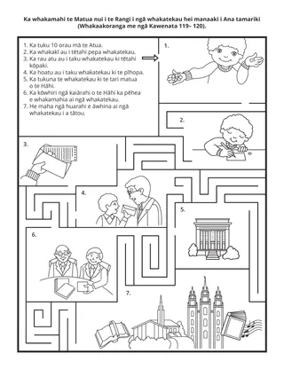 whārangi mahi mā ngā tamariki