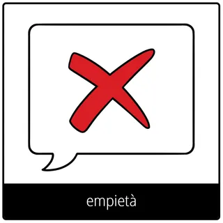 Simbolo del Vangelo “bestemmia”