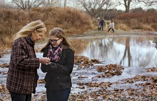 Marie Brown and young women