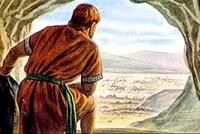 Ether hid in a hole in a rock