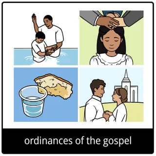 ordinances of the gospel gospel symbol