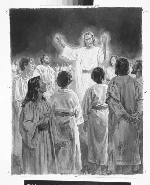 Jesus Christ preaching to spirits