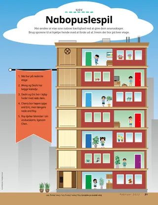 game showing an apartment building