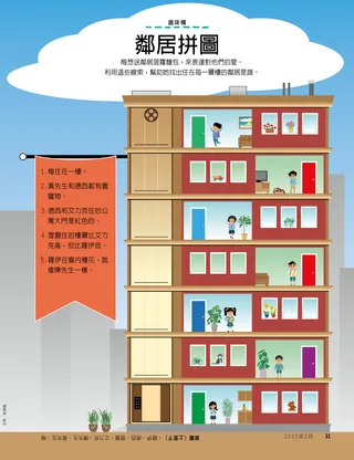 透過公寓大樓來玩的遊戲