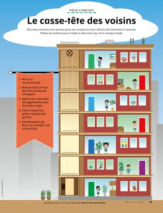 game showing an apartment building