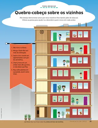 game showing an apartment building