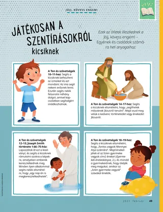 Come, Follow Me ideas for young children