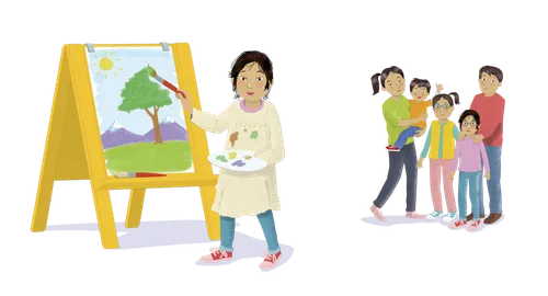 picture of Alice painting