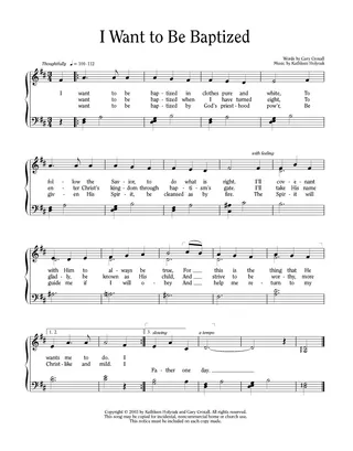 Music, I Want to Be Baptized