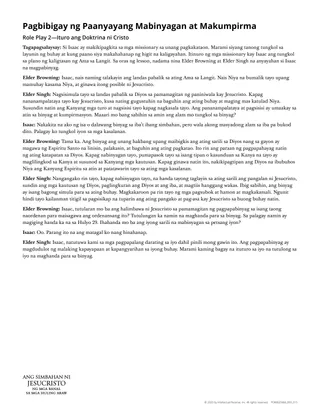 Pagbibigay ng Paanyayang Mabinyagan at Makumpirma