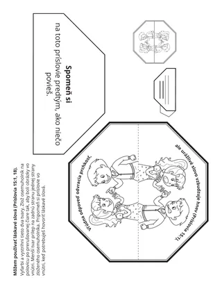 Stránka s aktivitami pre Primárky: Môžem používať láskavé slová