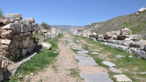 ruins of a street in Antioch of Pisidia