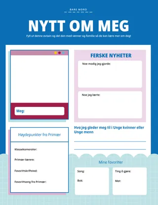 Nytt om meg