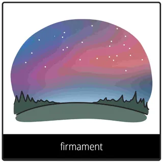 Symbole de l’Évangile pour « firmament »