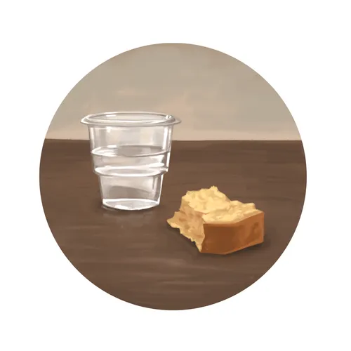 sacrament bread and water