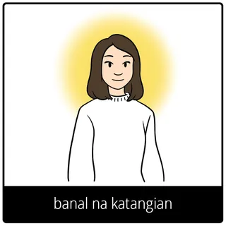 simbolo ng ebanghelyo para sa banal na katangian