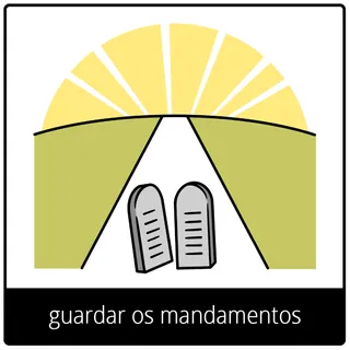 símbolo do evangelho para guardar os mandamentos