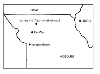 map, western Missouri