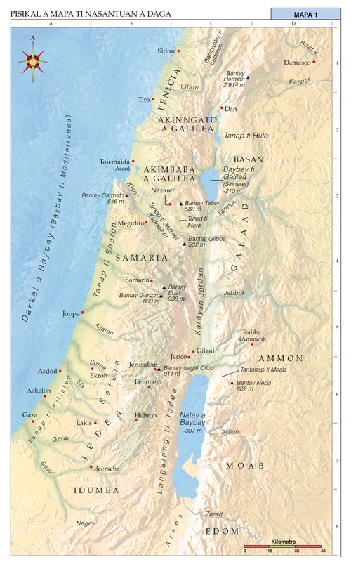 Mapa iti Biblia 1