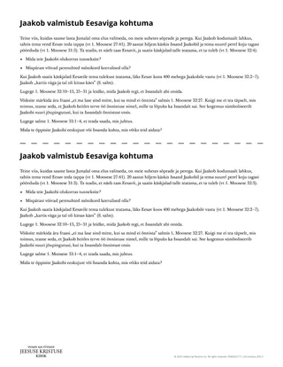 Jaakob valmistub Eesaviga kohtuma