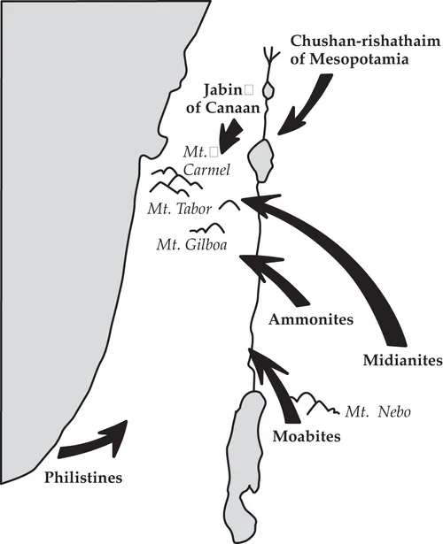 nations that challenged Israel’s right in Promised Land