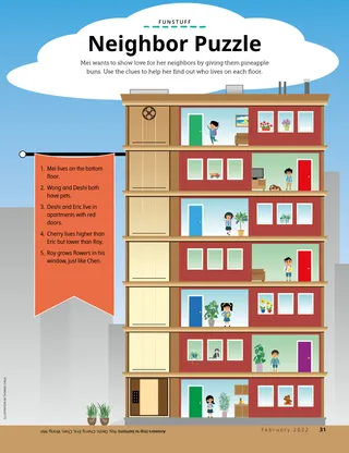 game showing an apartment building