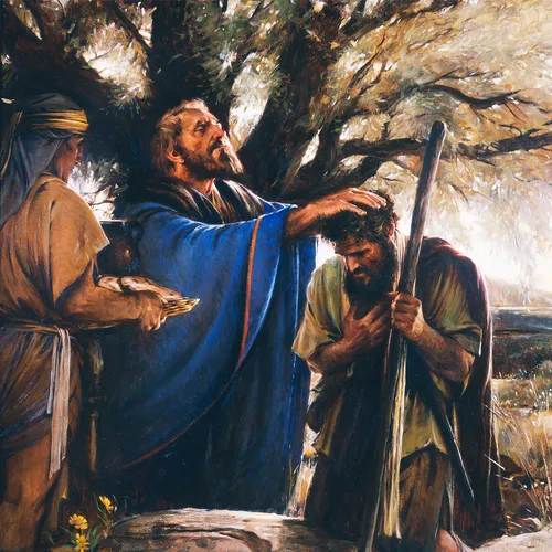 Melchizedek blessing Abram