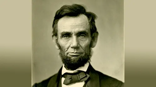 Portrait of Abraham Lincoln.