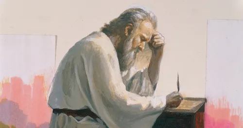 ancient prophet writing