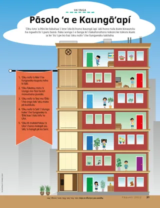 game showing an apartment building