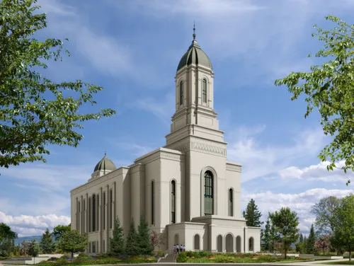 Rendering of Heber Valley Utah Temple.
