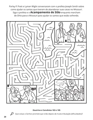 Zion’s Camp coloring page